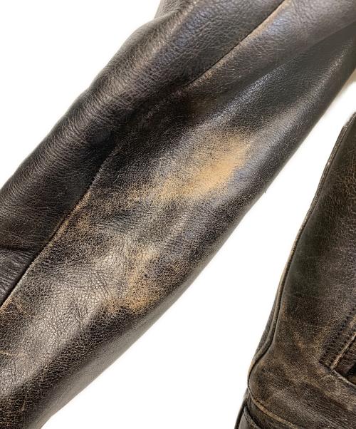 WACKO MARIA（ワコマリア）WACKO MARIA (ワコマリア) GRIZZLY LEATHER JACKET ブラック サイズ:Sの古着・服飾アイテム