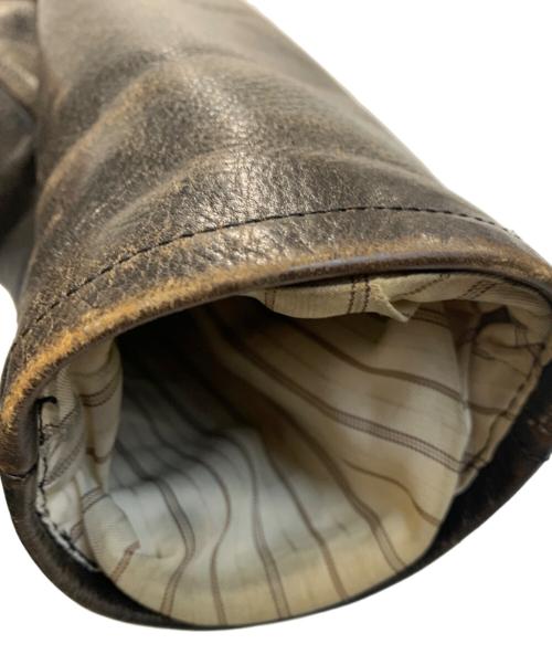 WACKO MARIA（ワコマリア）WACKO MARIA (ワコマリア) GRIZZLY LEATHER JACKET ブラック サイズ:Sの古着・服飾アイテム