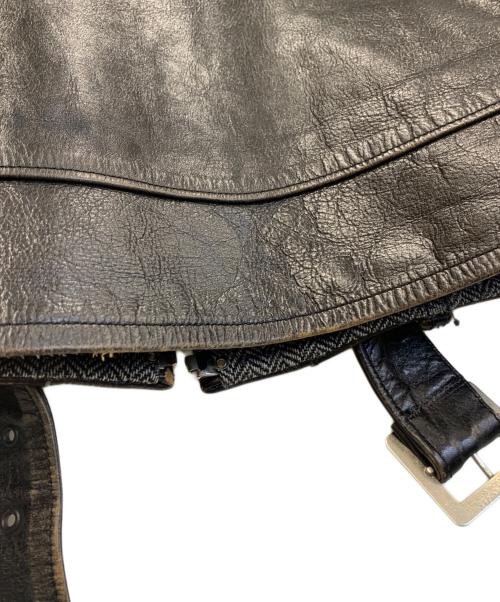 WACKO MARIA（ワコマリア）WACKO MARIA (ワコマリア) GRIZZLY LEATHER JACKET ブラック サイズ:Sの古着・服飾アイテム