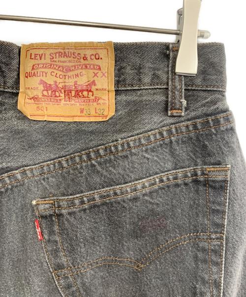LEVI'S（リーバイス）LEVI'S (リーバイス) デニムパンツ ブラック サイズ:83.5の古着・服飾アイテム