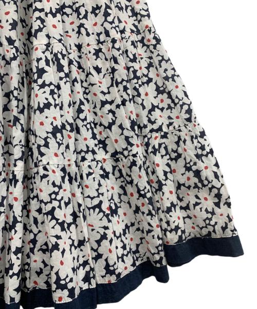 MARIHA（マリハ）MARIHA (マリハ) ロングスカート ホワイト×ネイビー サイズ:FREEの古着・服飾アイテム