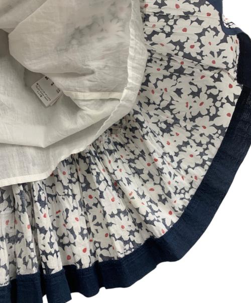 MARIHA（マリハ）MARIHA (マリハ) ロングスカート ホワイト×ネイビー サイズ:FREEの古着・服飾アイテム