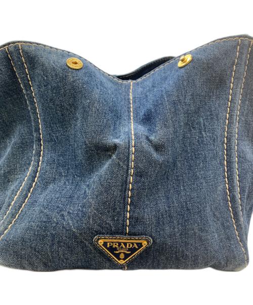 PRADA（プラダ）PRADA (プラダ) ハンドバッグ インディゴの古着・服飾アイテム