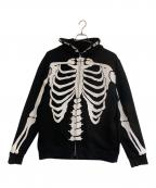 ）の古着「SKULL HOODIE」｜ブラック