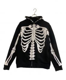 99%is（ナインティナインパーセントイズ）の古着「SKULL HOODIE」｜ブラック