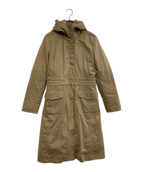 MONCLER（モンクレール）MONCLER (モンクレール) ライナー付ダウンコート ベージュ サイズ:1の古着・服飾アイテム