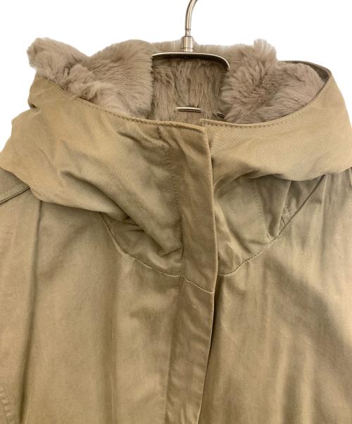 MONCLER（モンクレール）MONCLER (モンクレール) ライナー付ダウンコート ベージュ サイズ:1の古着・服飾アイテム