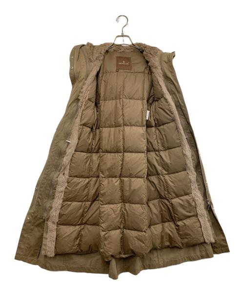 MONCLER（モンクレール）MONCLER (モンクレール) ライナー付ダウンコート ベージュ サイズ:1の古着・服飾アイテム