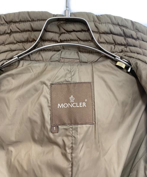 MONCLER（モンクレール）MONCLER (モンクレール) ダウンコート ブラウン サイズ:1の古着・服飾アイテム