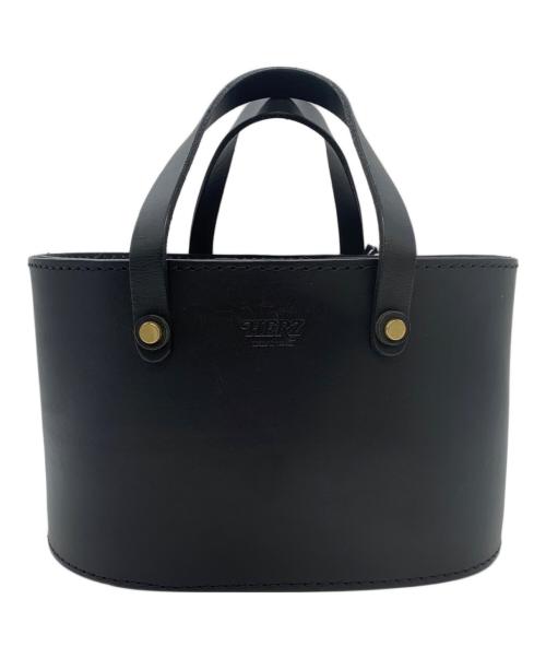 Herz（ヘルツ）Herz (ヘルツ) バケツハンドバッグ ブラックの古着・服飾アイテム