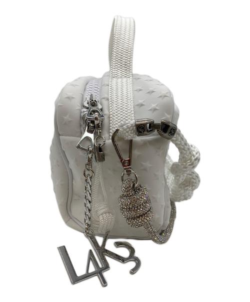 L4K3（レイク）L4K3 (レイク) セミショルダーバッグ ホワイトの古着・服飾アイテム