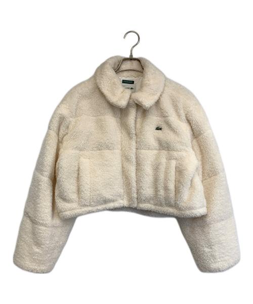 LACOSTE（ラコステ）LACOSTE (ラコステ) Snidel (スナイデル) ボアジャケット ホワイト サイズ:36の古着・服飾アイテム