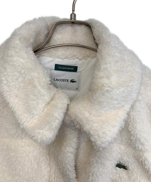LACOSTE（ラコステ）LACOSTE (ラコステ) Snidel (スナイデル) ボアジャケット ホワイト サイズ:36の古着・服飾アイテム