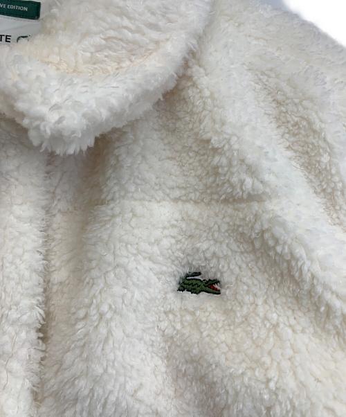 LACOSTE（ラコステ）LACOSTE (ラコステ) Snidel (スナイデル) ボアジャケット ホワイト サイズ:36の古着・服飾アイテム