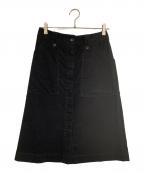 A.P.C.アーペーセー）の古着「コーデュロイスカート」｜ブラック