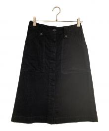 A.P.C.（アーペーセー）の古着「コーデュロイスカート」｜ブラック