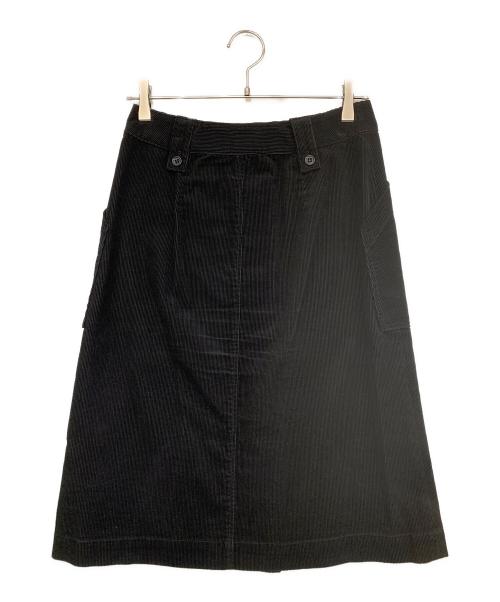A.P.C.（アーペーセー）A.P.C. (アーペーセー) コーデュロイスカート ブラック サイズ:36の古着・服飾アイテム