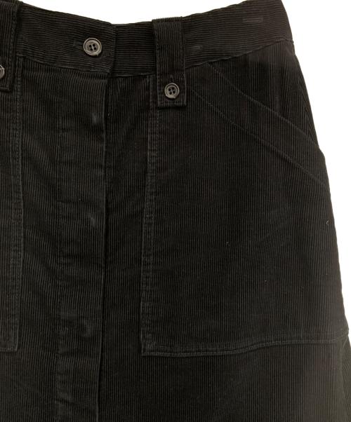 A.P.C.（アーペーセー）A.P.C. (アーペーセー) コーデュロイスカート ブラック サイズ:36の古着・服飾アイテム
