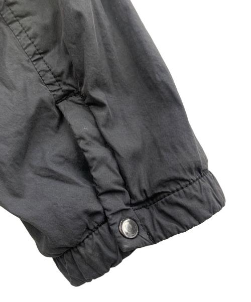 STONE ISLAND（ストーンアイランド）STONE ISLAND (ストーンアイランド) ガーメントダイ ジップオーバーシャツ ブラック サイズ:Lの古着・服飾アイテム