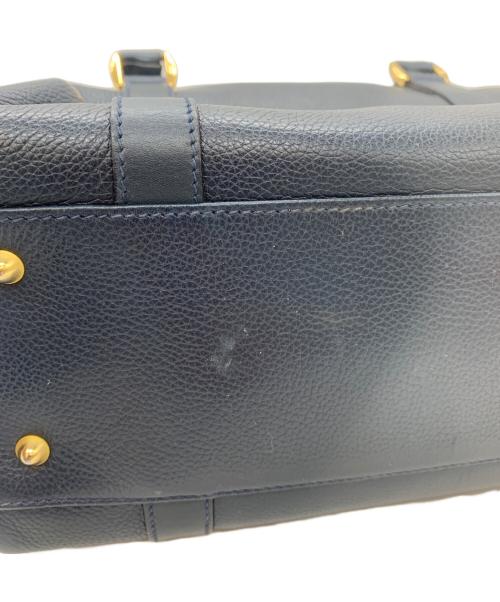 GUCCI（グッチ）GUCCI (グッチ) ミニボストンバッグ ネイビーの古着・服飾アイテム