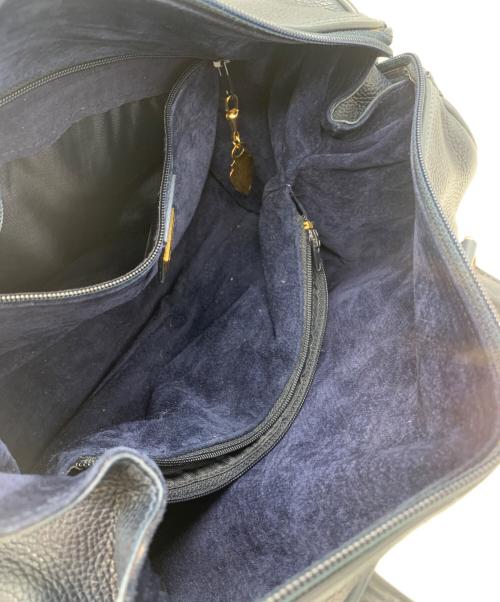 GUCCI（グッチ）GUCCI (グッチ) ミニボストンバッグ ネイビーの古着・服飾アイテム