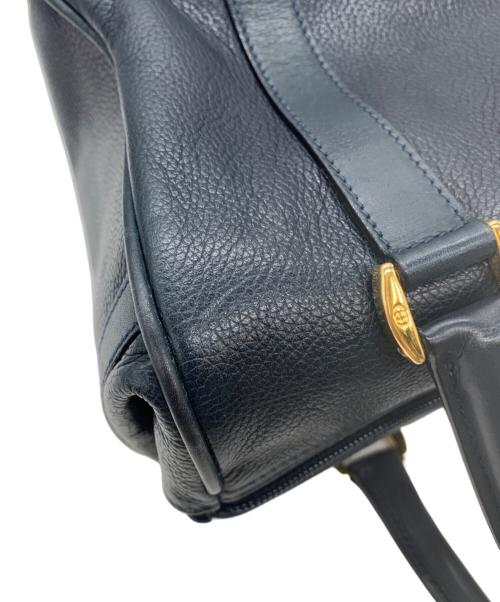 GUCCI（グッチ）GUCCI (グッチ) ミニボストンバッグ ネイビーの古着・服飾アイテム