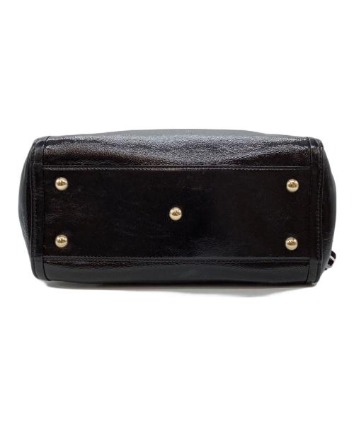 GUCCI（グッチ）GUCCI (グッチ) ショルダーバッグ エナメルブラックの古着・服飾アイテム
