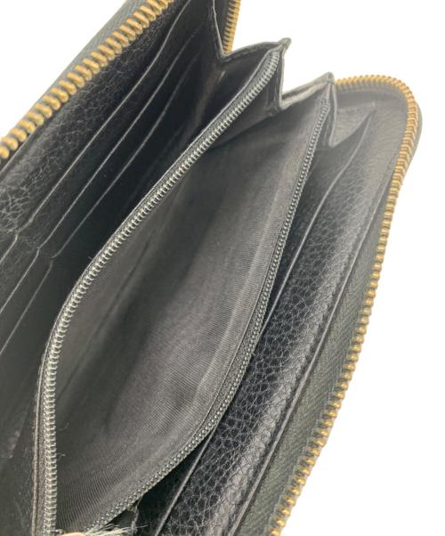 GUCCI（グッチ）GUCCI (グッチ) 長財布 ブラックの古着・服飾アイテム