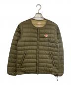 DANTONダントン）の古着「インナーダウンジャケット」｜グリーン