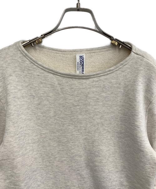 LOOPWHEELER（ループウィラー）LOOPWHEELER (ループウィラー) BEAMS PLUS (ビームスプラス) スウェット アイボリー サイズ:Mの古着・服飾アイテム