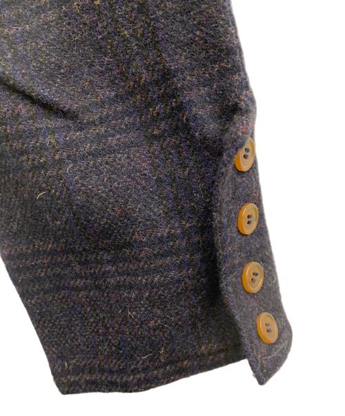 Vivienne Westwood（ヴィヴィアンウエストウッド）Vivienne Westwood (ヴィヴィアンウエストウッド) ウールパンツ ブラウン×ネイビー サイズ:44の古着・服飾アイテム