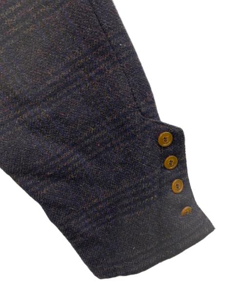 Vivienne Westwood（ヴィヴィアンウエストウッド）Vivienne Westwood (ヴィヴィアンウエストウッド) ウールパンツ ブラウン×ネイビー サイズ:44の古着・服飾アイテム