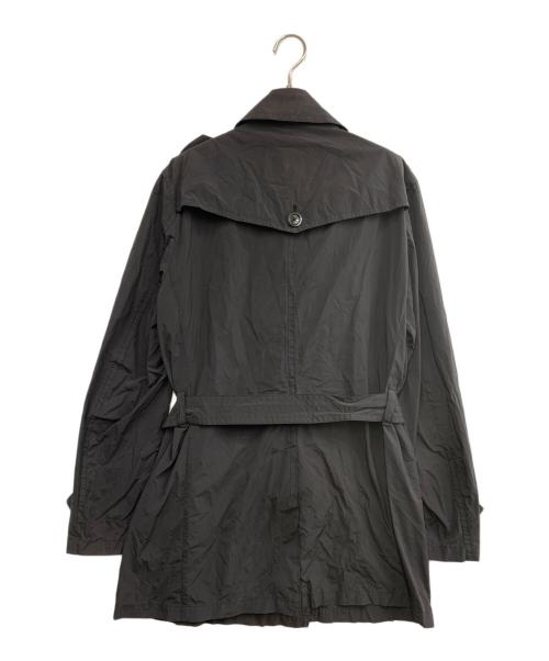 BURBERRY BLACK LABEL（バーバリーブラックレーベル）BURBERRY BLACK LABEL (バーバリーブラックレーベル) ショートトレンチコート ブラック サイズ:Lの古着・服飾アイテム