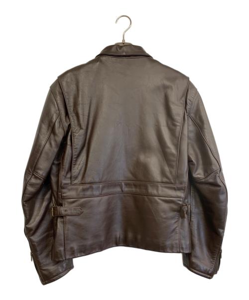 HARLEY-DAVIDSON（ハーレーダビッドソン）HARLEY-DAVIDSON (ハーレーダビッドソン) レザージャケット ブラウン サイズ:42の古着・服飾アイテム
