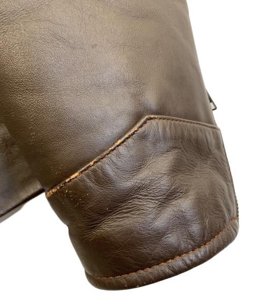 HARLEY-DAVIDSON（ハーレーダビッドソン）HARLEY-DAVIDSON (ハーレーダビッドソン) レザージャケット ブラウン サイズ:42の古着・服飾アイテム