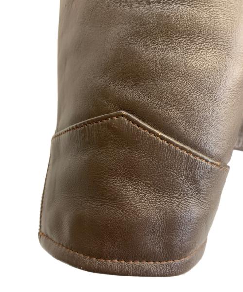 HARLEY-DAVIDSON（ハーレーダビッドソン）HARLEY-DAVIDSON (ハーレーダビッドソン) レザージャケット ブラウン サイズ:42の古着・服飾アイテム