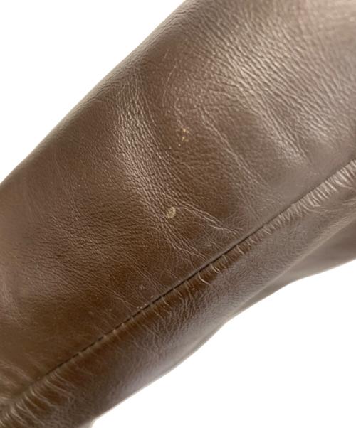 HARLEY-DAVIDSON（ハーレーダビッドソン）HARLEY-DAVIDSON (ハーレーダビッドソン) レザージャケット ブラウン サイズ:42の古着・服飾アイテム