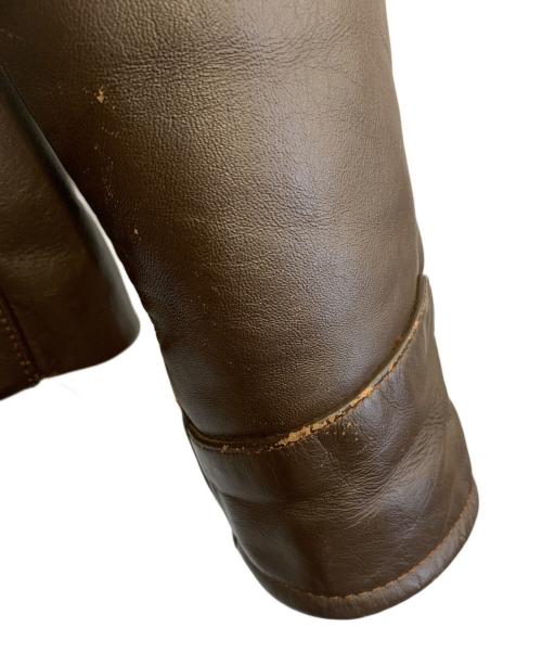 HARLEY-DAVIDSON（ハーレーダビッドソン）HARLEY-DAVIDSON (ハーレーダビッドソン) レザージャケット ブラウン サイズ:42の古着・服飾アイテム