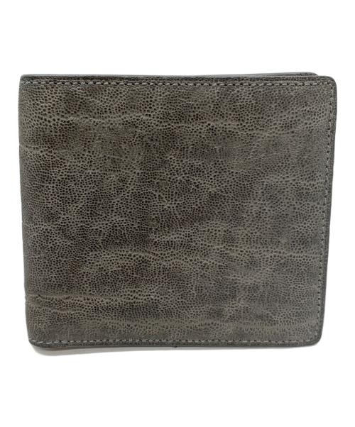 GANZO（ガンゾ）GANZO (ガンゾ) 2つ折り財布 グレーの古着・服飾アイテム