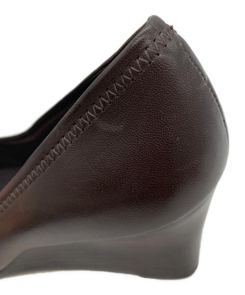 TORY BURCH（トリーバーチ）TORY BURCH (トリーバーチ) ウェッジソールパンプス ブラック サイズ:7 1/2の古着・服飾アイテム