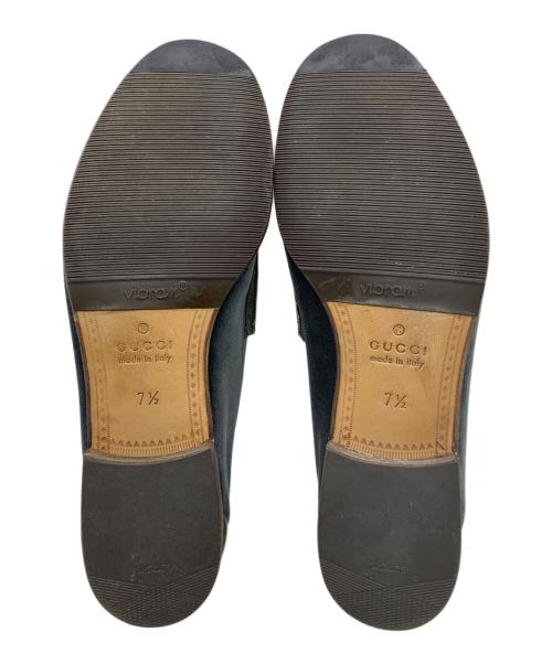 GUCCI（グッチ）GUCCI (グッチ) 1953ホースビットローファー オリーブ×ブラック サイズ:27.5の古着・服飾アイテム