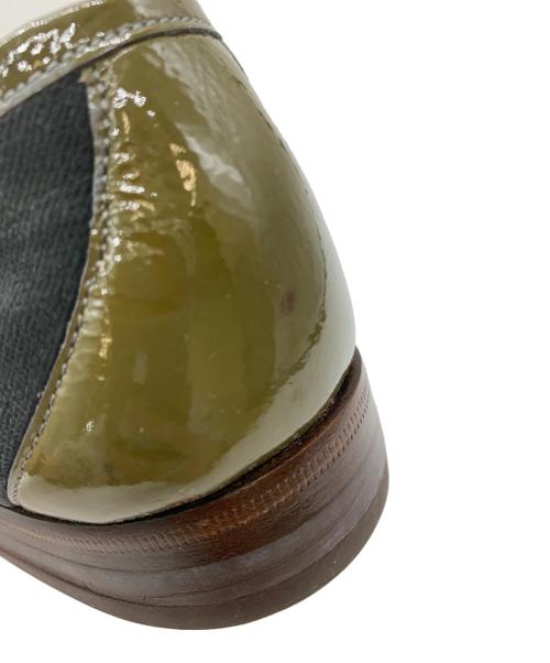 GUCCI（グッチ）GUCCI (グッチ) 1953ホースビットローファー オリーブ×ブラック サイズ:27.5の古着・服飾アイテム