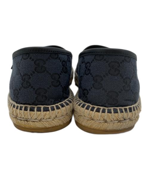 GUCCI（グッチ）GUCCI (グッチ) スリッポン ブラック サイズ:27の古着・服飾アイテム