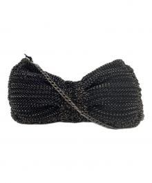 ANTEPRIMA（アンテプリマ）の古着「リボンモチーフワイヤーバッグ」｜ブラック