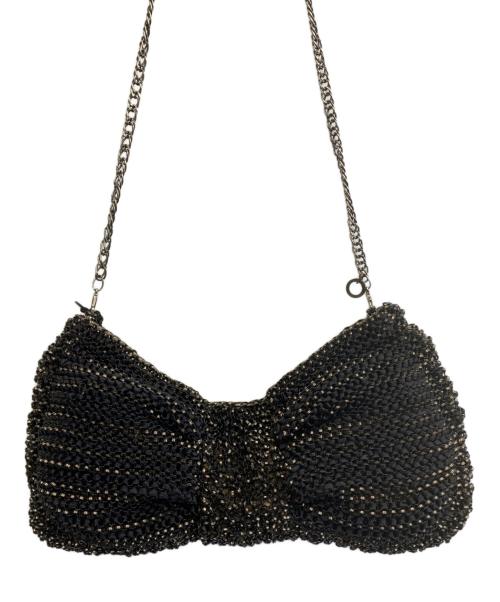 ANTEPRIMA（アンテプリマ）ANTEPRIMA (アンテプリマ) リボンモチーフワイヤーバッグ ブラックの古着・服飾アイテム