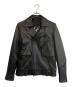 1PIU1UGUALE3 RELAX（ウノピゥウノウグァーレトレ リラックス）の古着「ダブルライダースジャケット」｜ブラック