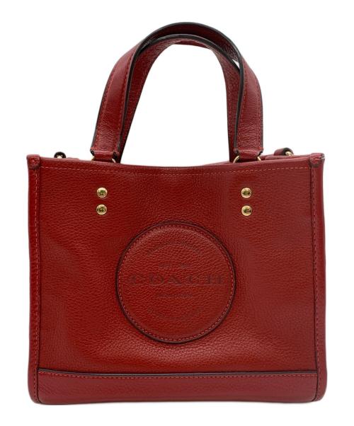 COACH（コーチ）COACH (コーチ) 2WAYバッグ レッドの古着・服飾アイテム