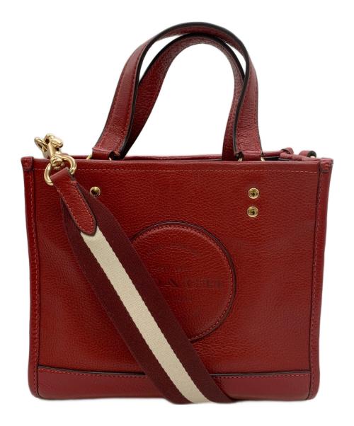 COACH（コーチ）COACH (コーチ) 2WAYバッグ レッドの古着・服飾アイテム