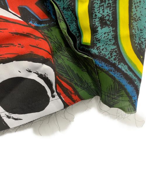 bodysong.（ボディソング）bodysong. (ボディソング) タペストリーアシンメトリパーカー ブラック サイズ:FREEの古着・服飾アイテム