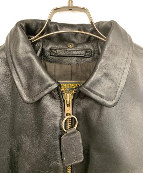 VANSON（バンソン）VANSON (バンソン) レザージャケット ブラック サイズ:36の古着・服飾アイテム